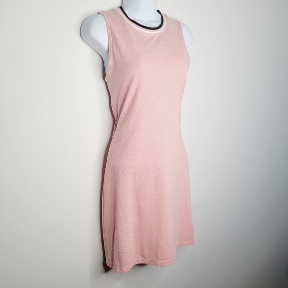 SOLD Lole Open Back Crew Neck Casual Cotton Summer Dress - Picture 2 of 7